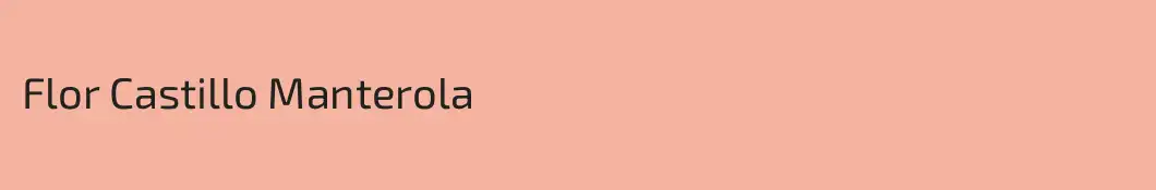 Flor Castillo Manterola
